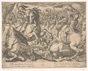 Alejandro Magno lucha contra los persas Las hazañas de Alejandro Magno (título de la serie) Alexandri magni praecipvae res gestae (título de la serie)