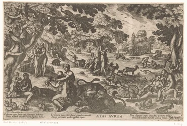 edad de oro Aetas aurea (título sobre objeto) Cuatro edades del mundo (título de la serie)