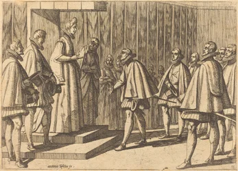 Príncipe Italiano ante Margarita de Austria