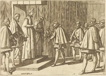 Príncipe italiano ante Margarita de Austria