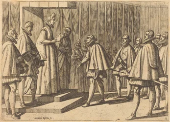Príncipe italiano ante Margarita de Austria