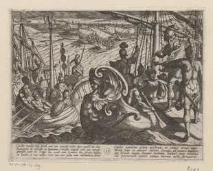 Barcos holandeses y romanos en el Rin Las guerras de Batavia contra los romanos (título de la serie) Batavorum cum Romanis Bellum (título de la serie)