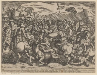 Batalla entre los griegos y las amazonas