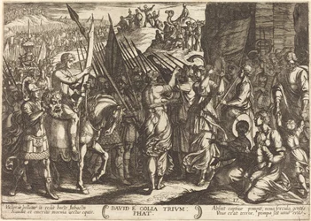 El triunfo de David sobre Goliat