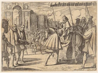 Entrada triunfal de Margarita de Austria en Milán