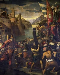 Venecianos y cruzados a la conquista de Tiro