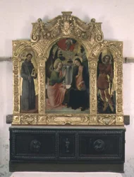 La Anunciación con SS. Francisco y Miguel