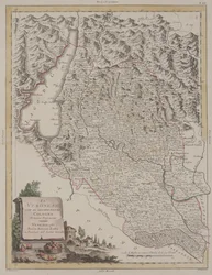 La región de Verona con el distrito de Cologna, 1783