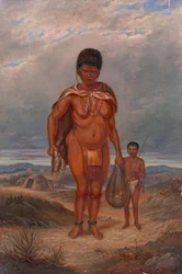 Mujer y Niños Hotentotes, ca. 1893