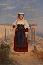 Mujer italiana, ca. 1890-1899