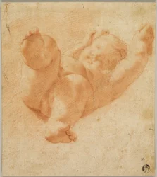 Putto en escorzo