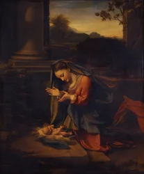 Madonna adorando al Niño, c. 1525