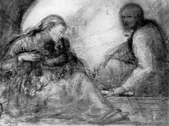La Virgen y el Niño y San José