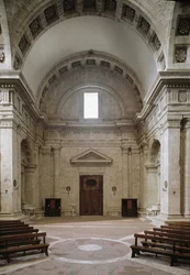 Vista interior de la iglesia de San Biagio