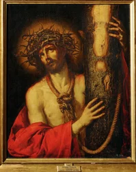 Cristo sufriente (pintura sobre lienzo)