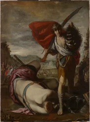 David con la cabeza de Goliat