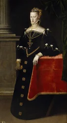 Retrato de la archiduquesa María de Austria 1528-1603, Emperatriz del Sacro Imperio Romano, 1551