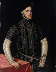 Español:  Portrait of Philip II Retrato de Felipe II