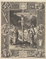 Cristo en la Cruz, antes de 1586