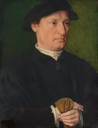 Un miembro de la familia de Hondecoeter [anverso], 1543