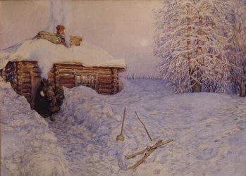 Banya en invierno, 1919
