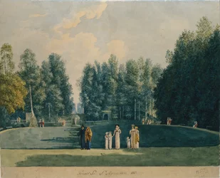 En el Parque. Olgovo, 1813