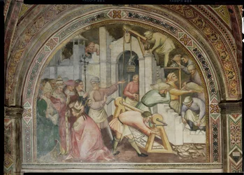 La historia del Papa Alejandro III (1105-81): Construcción de la ciudad de Alessandria, 1407