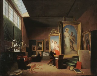 Atelier de Ary Scheffer, rue Chaptal, 1851