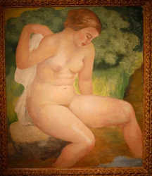 Bañista en el bosque, alrededor de 1931
