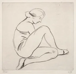 Mujer sentada