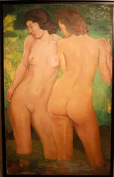 Hermanas bañándose, c.1940