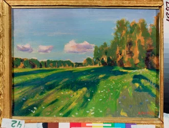 Estudio de verano. Pintura de Arkadi (Arkady) Alexandrovich Rylov (1870-1939), óleo sobre lienzo