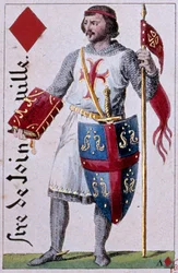 Representación de Jean de Joinville (1225-1317) (detalle)