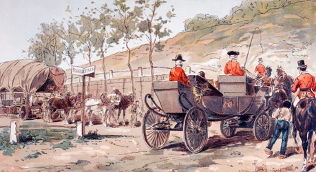 El carruaje real de Leopoldo I de Bélgica circa 1830, 1886