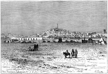 Vista de Ghardaia, Argelia, c1890