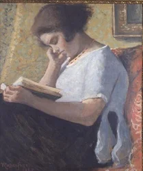 Niña leyendo