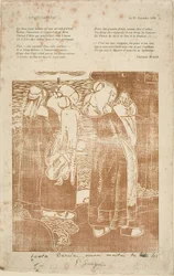 Tres mujeres bretonas con infantes