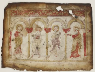 Retrato de los evangelistas de un evangelio