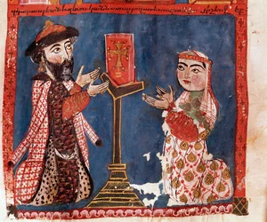 Los dos donantes (miniatura