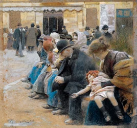 Emigrantes, de Arnaldo Ferraguti (1862-1925)