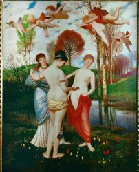 Hymnus an den Fruehling (óleo sobre lienzo)