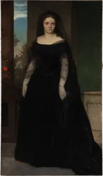Retrato de la actriz Fanny Janauschek