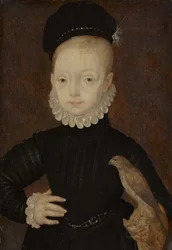 Jacobo VI y I, 1566 - 1625. Rey de Escocia 1567 - 1625. Rey de Inglaterra e Irlanda 1603 - 1625 (De niño)