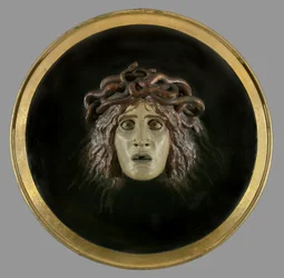 Escudo con la cara de Medusa, 1897