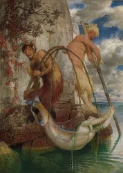Dos panes pescando