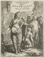Amor personificado y alabado Cristo Página de título para: J. Oldenborgh, Declaración sobre
