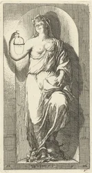 Personificación de la sabiduría Wysheyt (título sobre el objeto) Cuarenta y una piezas, varias estatuas de Sinne (título de la serie)