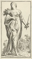 Personificación de la dicha Bliss (título en el objeto) Cuarenta y una piezas, varias estatuas de Sinne (título de la serie)