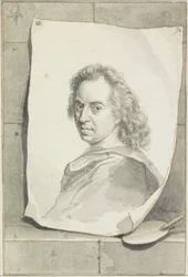 Retrato de David van der Plaes