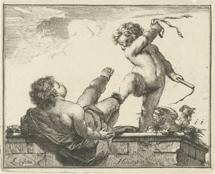 La diligencia vence a la pereza Luijheit Naerstigheit (título sobre objeto) Cuarenta y una piezas, varias estatuas de Sinne (título de la serie)